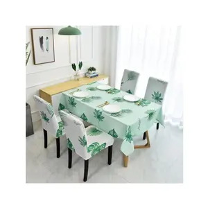 Turtle Back Bamboo Nordic Modern Table Cloth Art Table Cloth Waterproof Round Table Cloth