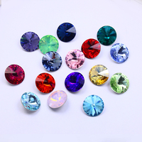 Dongzhou Cristaux Rivoli Forme Sparkling K9 Fantaisie Pierre Verre Strass En Gros En Vrac Cristal Perles Bijoux Diy Accessoires