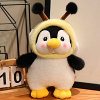 Peluche Ours Mignon, Cochon, Pingouin Transformable en Abeille – Cadeau Idéal pour Enfants, Coussin Compagnon – Vente Flash