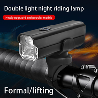 Phare de vélo en alliage d'aluminium 1200 lumens 2200 mAh avec chargeur Type-C, lumière LED pour VTT avec suspension
