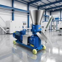 Nouvelle machine à fabriquer des granulés d'aliments pour animaux de ferme SUNSHINE, capacité élevée de 100 kg/h, construction en alliage, diesel/électrique
