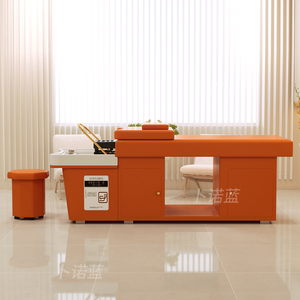 Lettino per Massaggio Thai Head Spa con Circolazione d'Acqua, Telaio in Legno Massiccio, Funzionalità All-in-One per Saloni di Bellezza e Barbieri - Product Image 5