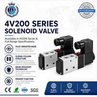 Vanne pneumatique à solénoïde 5 ports en alliage d'aluminium Bofuxin 4V110-06-B 12V/24V/110V/220V, réponse rapide, faible consommation d'énergie
