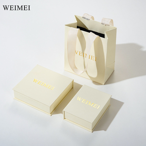 Custom Logo Recyclable Paper Jewelry Packaging <b>Gift</b> <b>Box</b> Set for Necklace Ring <b>Earrings</b> Bracelet - Product Image 6