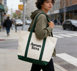 New Style Fashion Eco Friendly Shopping Women Grocery Canvas Tote <b>Bag</b> Pocket Cotton Zipper Closure Shoulder Strap Custom Printed - Product Image 3