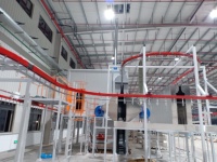 L'éolienne résistante d'équipement d'énergie renouvelable de temps partie la chaîne de production électrostatique en aluminium de revêtement