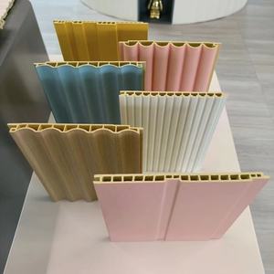 Panel de Pared WPC Ecológico, Moderno, Ignífugo, con Patrón Damasco, Impermeable, Duradero, Encastrable, para Decoración Interior de Apartamentos - Product Image 4