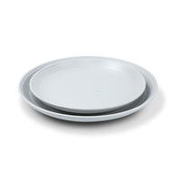 Assiette de table en mélamine non toxique de style chinois - Assiette créative « Montagne Silencieuse » pour fondue, barbecue et bœuf noir
