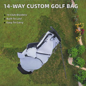 Sac de golf portable en polyester léger et durable, personnalisé OEM du Guangdong, grande capacité, nouveau design, 14 compartiments - Product Image 2