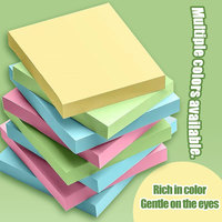 Bloc-notes autocollants en vente chaude, personnalisés, différentes couleurs, décoratifs, fantaisie, impression de logo personnalisé, bloc-notes mémo