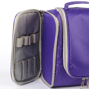 Sacs à cosmétiques personnalisés portables en polyester de qualité, trousse de toilette de voyage à fermeture éclair étanche en usine, trousse de lavage <span class=keywords><strong>Scrubba</strong></span> de voyage - Product Image 5