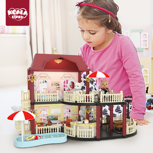 Kala יומן משחק בית צעצוע נסיכה טירה בובה בית סצנה וילה פלסטיק מודל ריהוט ילד ילדה מתנת יום הולדת - Product Image 5