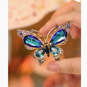 Broche <span class=keywords><strong>de</strong></span> Mariposa Vintage con Cristales <span class=keywords><strong>de</strong></span> Estrás, Broches <span class=keywords><strong>de</strong></span> Diamantes Morados <span class=keywords><strong>Aurora</strong></span>, Broches <span class=keywords><strong>de</strong></span> Moda para <span class=keywords><strong>Mujer</strong></span>, Accesorios para Blazers, Aleación <span class=keywords><strong>de</strong></span> Zinc - Product Image 6