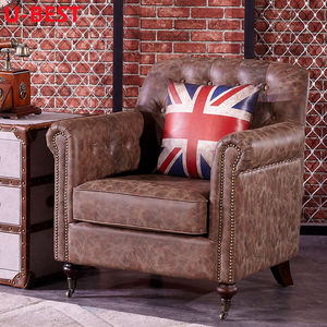 Sofá Individual Clásico U-Best con Botones, Canape, Divano, Divani, Sofy, Mueble, Meble De Salon, Muebles para Sala de Estar - Product Image 3