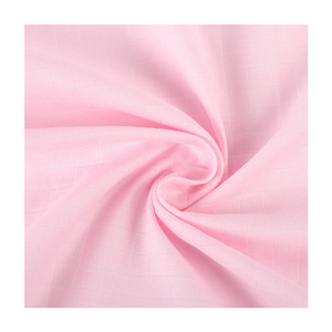 Combed Solid Color 1cm Large Grid Double-Layer Cotton Gauze, Soft Fabric for Baby Bibs & Sweat Towels - Product Image 4