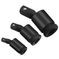 360 degrés Impact universel Joint-Socket pivotant Joint d'articulation Air Wobble Socket Adaptateur Extension Clé électrique 1/2 3/8 1/4