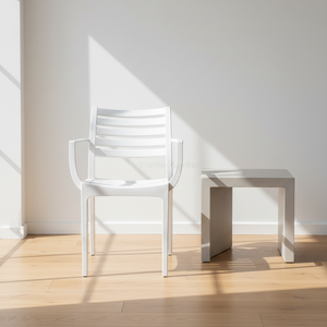 <span class=keywords><strong>Chaise</strong></span> <span class=keywords><strong>de</strong></span> <span class=keywords><strong>jardin</strong></span> en plastique moderne et confortable <span class=keywords><strong>avec</strong></span> <span class=keywords><strong>accoudoirs</strong></span> <span class=keywords><strong>pour</strong></span> usage extérieur, restaurant, maison, bureau et appartement (vente en gros) - Product Image 1