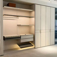 Ensemble de chambre à coucher moderne modulaire en cuir sur mesure, dernière conception, avec porte de placard, pour hôtels et centres commerciaux