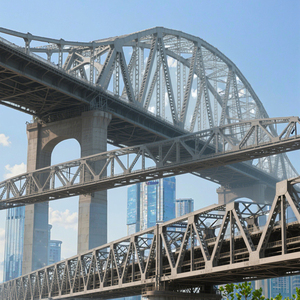 Pont piétonnier en structure d'acier préfabriquée, galvanisé léger, certifié ASTM, haute résistance, anti-corrosion, résistant à la rouille - Product Image 2