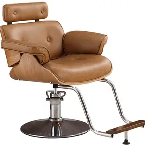 Simples e moderna cadeira de cabeleireiro hair salon barber shop vermelho net dedicado elevador assento de cadeira de barbeiro corte de cabelo