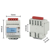 Compteur d'énergie intelligent Acrel ADW300 triphasé IoT avec communication à distance RS485 Modbus pour système de bâtiment/usine/ville intelligent, 4G WiFi Lora, écran LCD, 0.5S