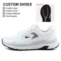 VEILISR Chaussures de course à pied larges pour hommes Chaussures de sport athlétiques de jogging à bout large et rembourrées pour soutenir les hommes
