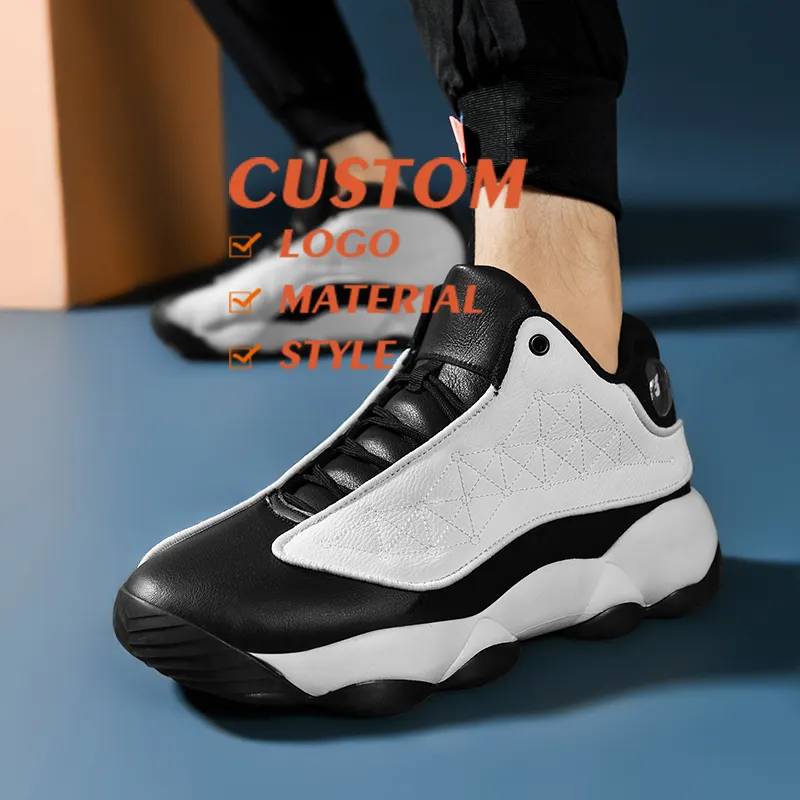 Hot Sale Brand Boys Basketball Shoes for Kids Sneakers Breathable Men's Basketball Sneakers High-top Men Basket Trainer Shoes