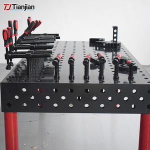 Tavolo da Saldatura Economico 1500x1000mm con Costruzione in Acciaio e Fori a Griglia da 16mm per Uso Fai-da-Te e Formazione, Nuova Condizione - Product Image 3