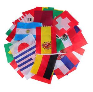 Materiale promozionale in poliestere 14*21 isole <span class=keywords><strong>Solomon</strong></span> string <span class=keywords><strong>flag</strong></span> <span class=keywords><strong>Solomon</strong></span> isole bandiere appese decorate bandiera stamina personalizzate - Product Image 5