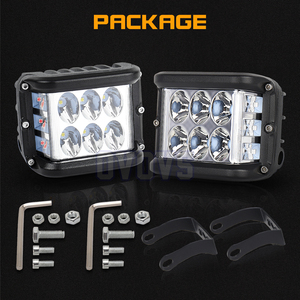 OVOVS 4X4 Offroad 12V Dual Side <span class=keywords><strong>Shooter</strong></span> Rojo y azul Cubo estroboscópico Led Light Pod para camiones Off Road Vehicle 4x4 - Product Image 6