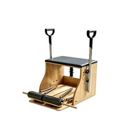 Chaise de Pilates en bois de chêne robuste pour studio de yoga, entraînement, usage commercial, équipement de Pilates à grande échelle