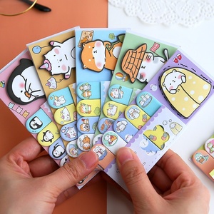 Stationery Factory Custom Printing Kawaii Colorful Index Combined Sticky Note Funny Stationery