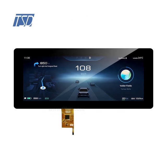 Automotive 12.3'' ips touch lcd screen with usb&i2c interface 1920x720 dashboard display 12.3'' tft lcd module