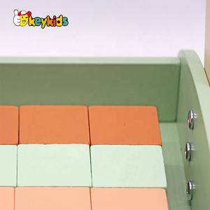 ידידותית לסביבה חינוכיים לדחוף יחד עץ ווקר עם בלוקים W16E218 - Product Image 4