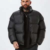 Veste Pas Cher Personnaliser Logo Nouveau Design 100% Nylon Doux Chaud Manteau 2021 Nouveaux Hommes Plus Size Puffer Jackets