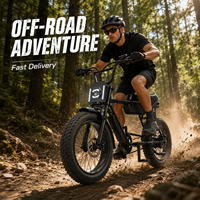Vélo Électrique Fat Bike V8 48V 750W ZUMI avec Phares et Clignotants LED Avant et Arrière – Stock US, UE, Brésil – Fournisseur d'Usine en Gros