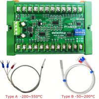 8AI RS485 Input Analog PT100 RTD RS485 Modul Akuisisi Sensor Suhu Ganti NTC K Termokopel DS18B20