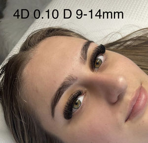 Prix réduits pour les éventails pré-faits 2D 3D 4D 5D 6D 7D 8D 9D 10D, base courte, 0,05 0,07 0,10 MM, courbure C D - Product Image 6