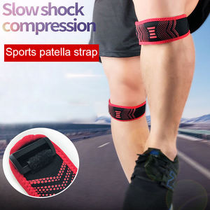 Attelle de Genou Ajustable en Éponge avec Sangle Rotulienne, Stabilisateur de Tendon Léger Antidérapant, Soulagement de la Douleur, à Ressort, Unisexe, pour l'Extérieur - Product Image 2