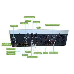 Growatt 듀얼 MPPT <span class=keywords><strong>6KW</strong></span> 태양광 인버터 태양광 컨트롤러 DC/AC 가정용 단상 태양열 PV 인버터 - Product Image 3