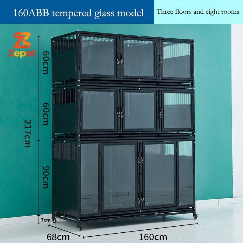 Black 160ABB tempered glass model