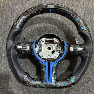 Volante de Fibra de Carbono Forjado Personalizado con LED para <span class=keywords><strong>BMW</strong></span> M3 M4 <span class=keywords><strong>M5</strong></span> F80 F82 E90 E91 X5 X6 F16 F10 F30 F32 F36 <span class=keywords><strong>F60</strong></span> 328i I8 G22 - Product Image 2