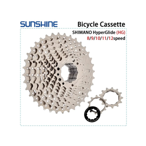 <span class=keywords><strong>Cassette</strong></span> de vélo de route SUNSHINE 8/9/10/11/12 vitesses, roue libre de vélo, 23/25/28/32/34/36T K7 <span class=keywords><strong>Cassette</strong></span> <span class=keywords><strong>8V</strong></span>/9V/10V/11V/12V pour SHI MANo - Product Image 6