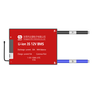 Daly BMS contrôle de circuit de 3s 12v 30A fabricant d'assemblage de circuits imprimés bms fabriqué en chine - Product Image 3