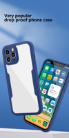 Vente en gros 360 Full Covers TPU + Acrylique étui de téléphone portable pour iPhone 15 14 13 12 11 Plus Pro Max Case PPC04