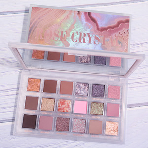 Paleta de sombras de ojos de larga duración, 18 colores, maquillaje mate brillante - Product Image 5