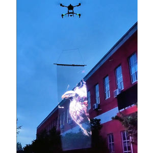 Nouveaux affichages P25 P20 Led maille hologramme ciel Led film écran publicité affichage volant Led pour affichage publicitaire - Product Image 4