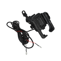 Support de téléphone pour moto en alliage d'aluminium et fibre de nylon anti-vibration, support de téléphone pour moto pour la conduite