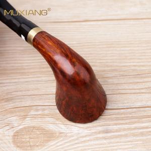 Muxiang Briar Wood Pipe 9mm Filter Bent Type Tobacco Pipe - Product Image 4