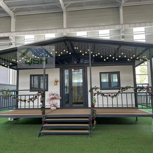 บ้านสำเร็จรูปคุณภาพสูง ห้องสวนสำเร็จรูป หลังคาแบน บ้านคอนเทนเนอร์แบบขยายได้ - Product Image 1